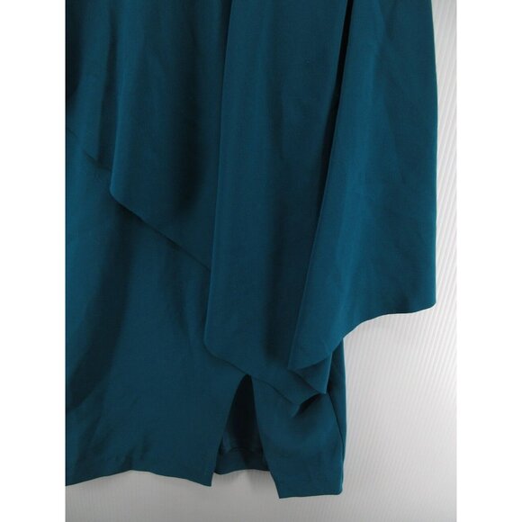 Laundry by Shelli Segal Dress 8 Sheath Padded Ruffled Cocktails Party - Picture 3 of 10